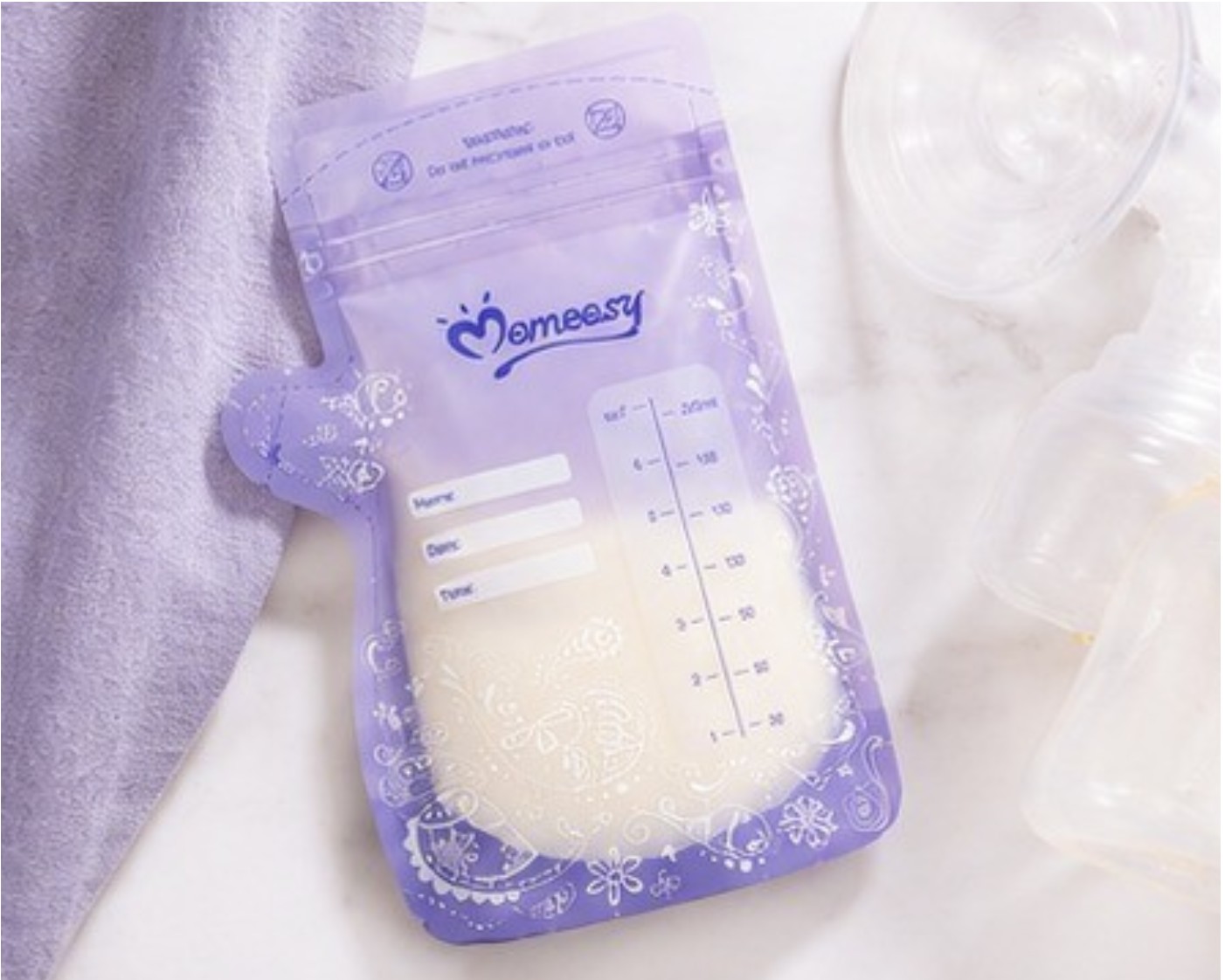 Bolsas Para Almacenar Leche Materna Momeasy X 25 - Imagen 7
