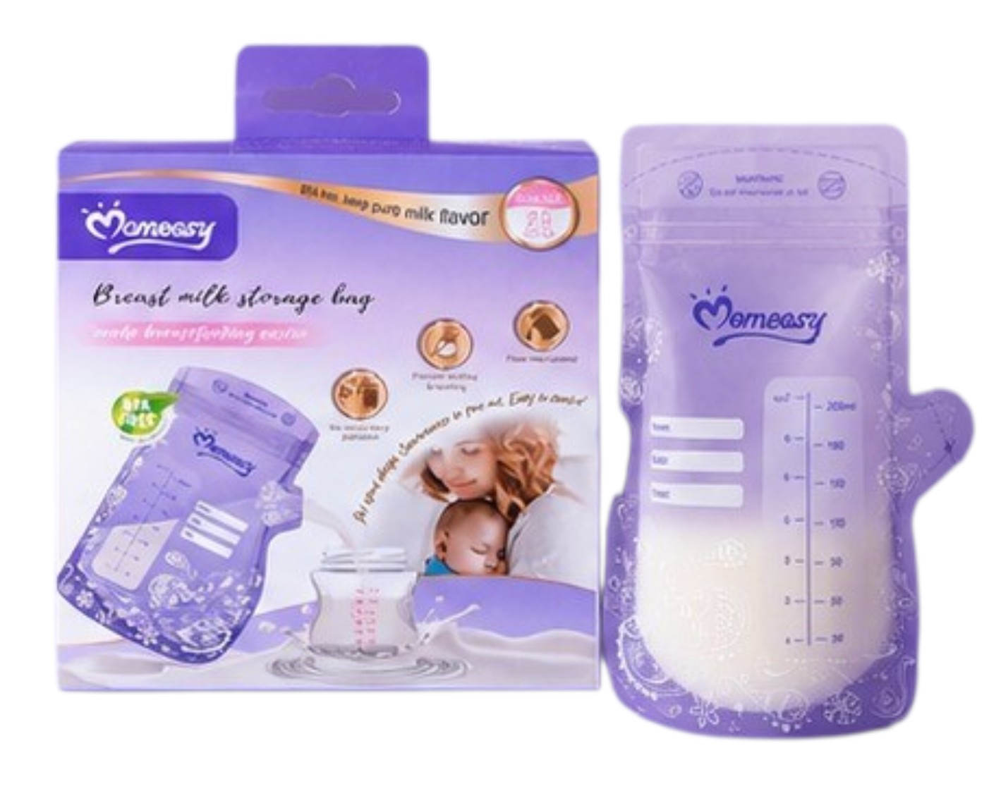 Bolsas Para Almacenar Leche Materna Momeasy X 25