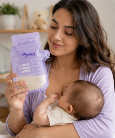 Bolsas Para Almacenar Leche Materna Momeasy X 25 - Imagen 4