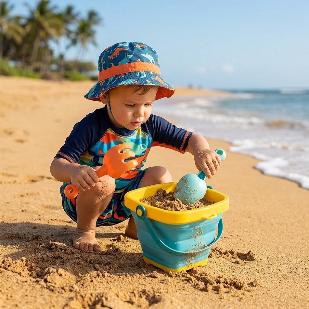 Balde De Playa Bebe Didàctico Juguete Estimulante - Imagen 4