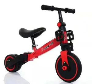 Triciclo Bebe Niño Niña Bebes Paseador Montable 5 en 1 Rojo - Imagen 2