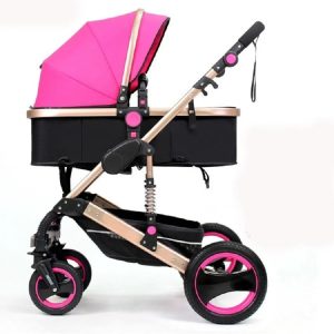 Coche Paseador Bebe Hermosos Europeo Niña Travel System Rosado