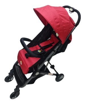 Coche Bebe Tipo Maleta Paseador Viajero Deluxe Premium Rojo - Imagen 2