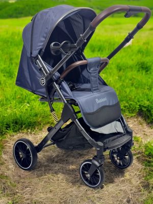 Coche Paseador Para Bebe  Niño Unisex Plegable Azul - Imagen 2