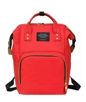 Pañalera Multifuncional Morral Bolso 1812 Roja