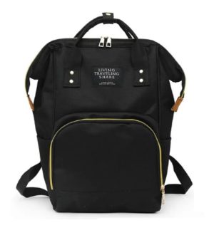 Pañalera Multifuncional Morral Bolso 1812  Negro