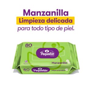 Toallitas Humedas Pequeñin Manzanilla 60 - Imagen 2
