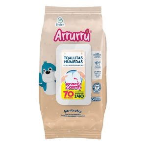 Toallitas Húmedas Arrurrú Avena70/140 Unidades