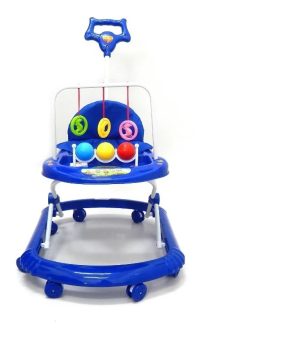 Caminador Bebe Musical Niño Niña Sonajeros Andadera Con Guia Azul Oscuro Oferta ! - Imagen 2