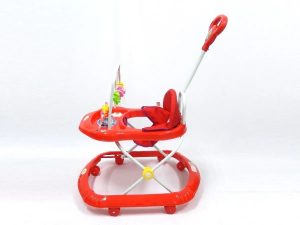 Caminador Bebe Musical Niño Niña Sonajeros Andadera Con Guia Rojo Oferta ! - Imagen 2