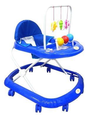 Caminador Bebe Musical Niño Niña Sonajeros Andadera Sin Guia Azul Oscuro Oferta !
