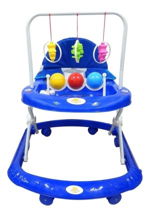 Caminador Bebe Musical Niño Niña Sonajeros Andadera Sin Guia Azul Oscuro Oferta ! - Imagen 2