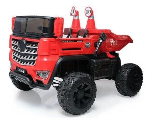 Volqueta Minera Carro Infantil Electrico Montable Maquinaria  Roja