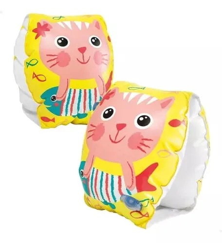 Flotadores Inflables Para Brazo Gatos Intex Bebes Full 15cm x 20cm - Imagen 2