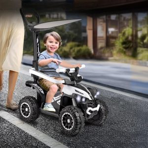 Carro Montable CuatriMoto Bebe Con Control Ref. NAJ 1 BLANCO - Imagen 10