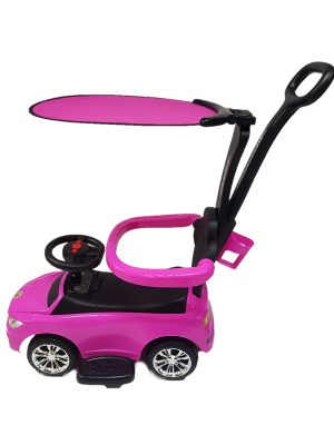 Carro Montable Moto Bebe Juguete Musical Paseador Happy Color FUCSIA - Imagen 5