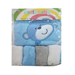 Toalla Con Capucha Para Bebe Con Babitas X4 Cartebaby. - Imagen 2