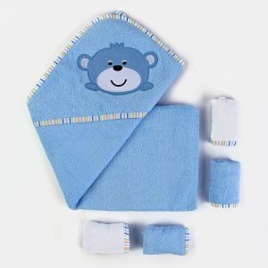 Toalla Con Capucha Para Bebe Con Babitas X4 Cartebaby.