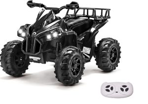 Cuatrimoto Power  Control Remoto Negra