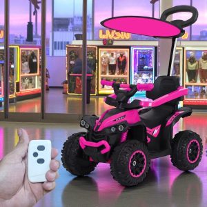 Carro Montable CuatriMoto Bebe Con Control Ref. NAJ 1 FUCSIA - Imagen 4