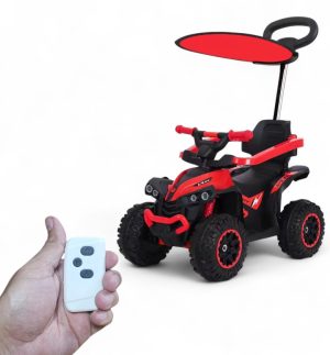 Carro Montable CuatriMoto Bebe Con Control Ref. NAJ 1 ROJO