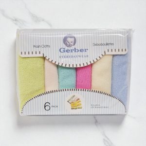 Baberos Para Bebe Tipo Babitas X 6 Uni Semanario Suaves Baby Gerber Importadas