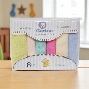 Baberos Para Bebe Tipo Babitas X 6 Uni Semanario Suaves Baby Gerber Importadas - Imagen 2