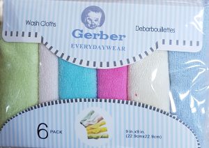 Baberos Para Bebe Tipo Babitas X 6 Uni Semanario Suaves Baby Gerber Importadas - Imagen 5
