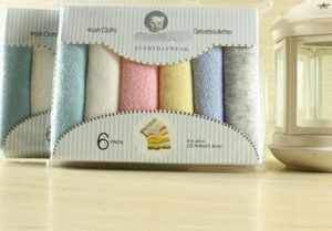 Baberos Para Bebe Tipo Babitas X 6 Uni Semanario Suaves Baby Gerber Importadas - Imagen 4