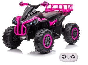 Cuatrimoto Power  Control Remoto Rosada