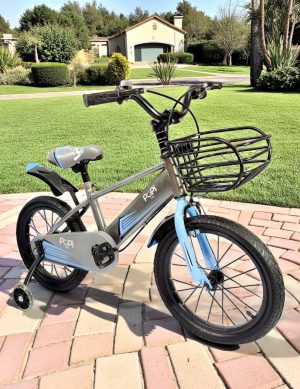 Bicicleta Niño Bebe De 4 A 8 Años Juguete Bebe Rin #16 PUPPI GRIS - Imagen 4