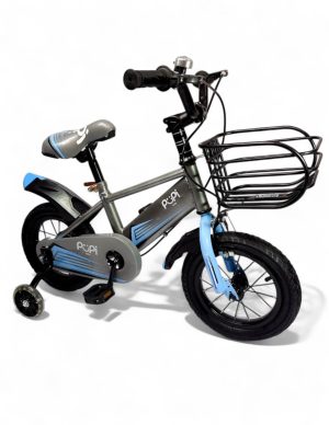 Bicicleta Niño Bebe De 2 A 5 Años Juguete Bebe Rin#12 PUPPI GRIS