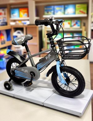 Bicicleta Niño Bebe De 2 A 5 Años Juguete Bebe Rin#12 PUPPI GRIS - Imagen 5