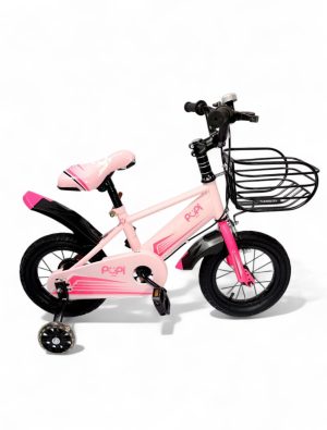 Bicicleta Niño Bebe De 2 A 5 Años Juguete Bebe Rin#12 PUPPI ROSADA