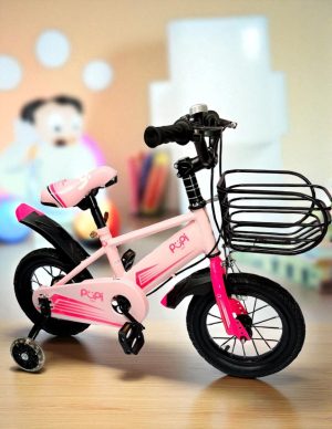Bicicleta Niño Bebe De 2 A 5 Años Juguete Bebe Rin#12 PUPPI ROSADA - Imagen 4