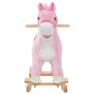 Caballo Mecedora Montable Niños Rosado - Imagen 3