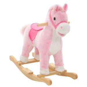Caballo Mecedora Montable Niños Rosado