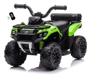 Moto Cuatrimoto Batería Eléctrica Niño Montable Bebe Juguete Verde de 1-4 años