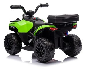 Moto Cuatrimoto Batería Eléctrica Niño Montable Bebe Juguete Verde de 1-4 años - Imagen 3
