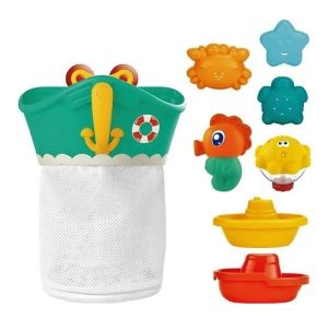 Set Juguetes Agua Baño Piscina Playa Estimulación Didáctico - Imagen 2