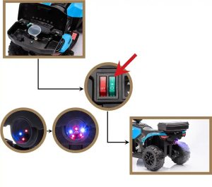 Moto Cuatrimoto Batería Eléctrica Niña Montable Bebe Juguete Rosada de 1-4 años - Imagen 4