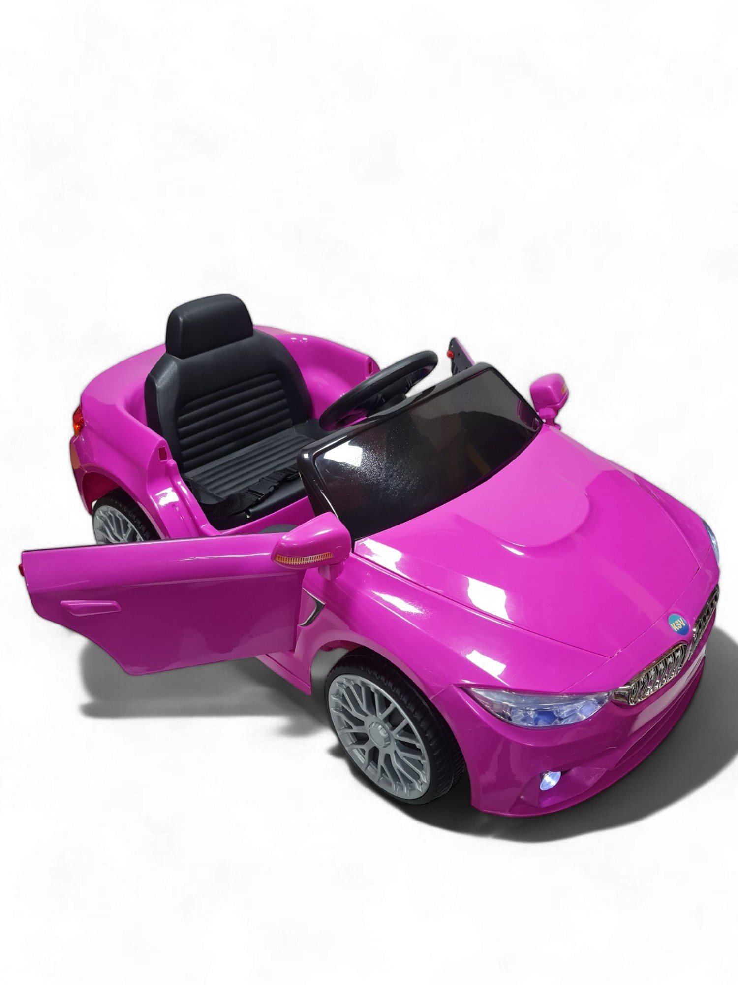 Carro Infantil Batería Eléctrico Niños Bebes Tipo BMW ROSA 8551 - Imagen 4