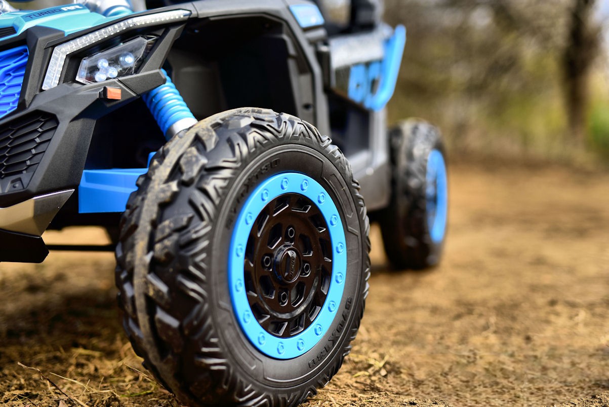 Carro Campero Electrico 24 Voltios CAN-AM MAVERICK ORIGINAL AZUL - Imagen 4