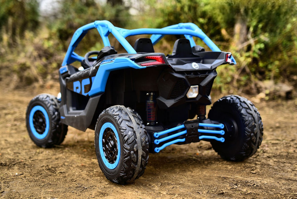 Carro Campero Electrico 24 Voltios CAN-AM MAVERICK ORIGINAL AZUL - Imagen 9