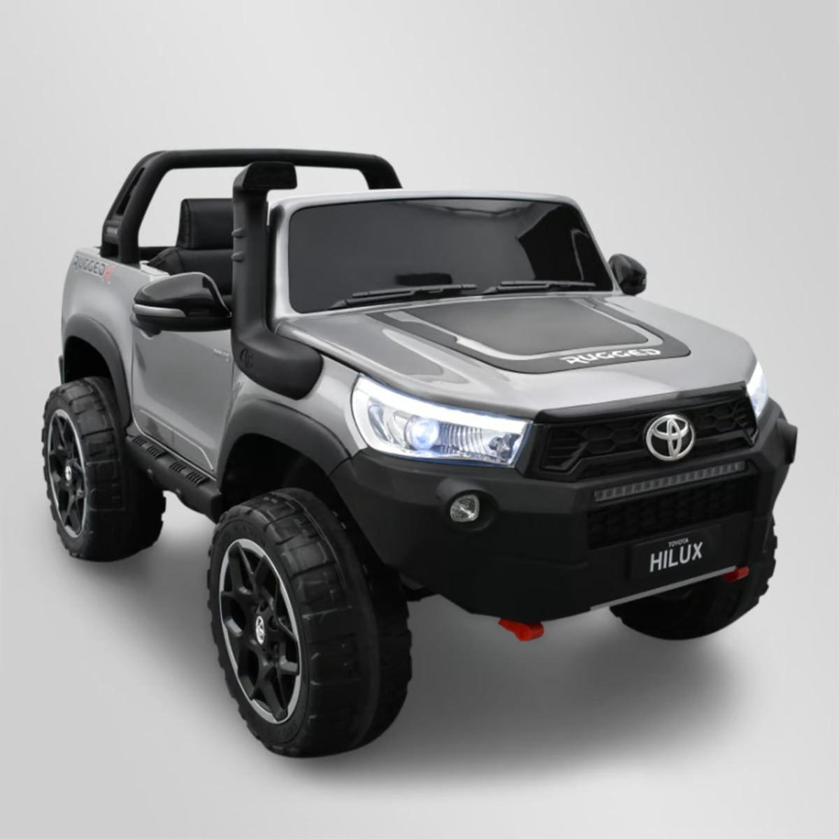 Carro Eléctrico Campero Toyota Hilux 1-9 Años Gris - Imagen 5