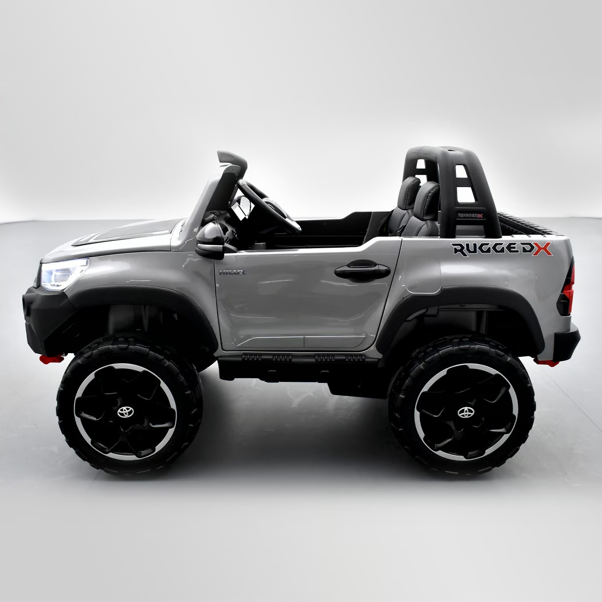 Carro Eléctrico Campero Toyota Hilux 1-9 Años Gris - Imagen 8