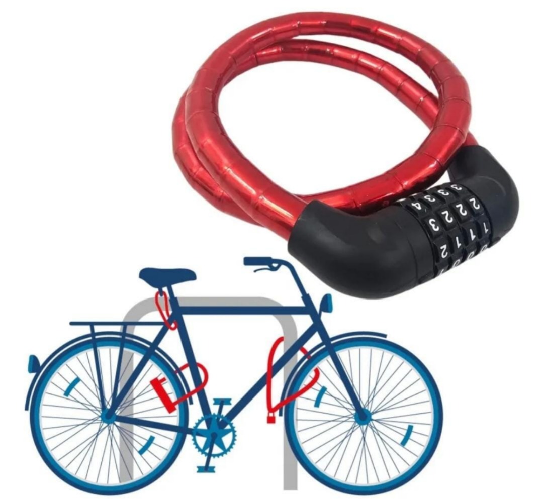 Candado De Seguridad Para Bicicleta / Moto Zenith Con Clave Ref: 9856 - Imagen 2