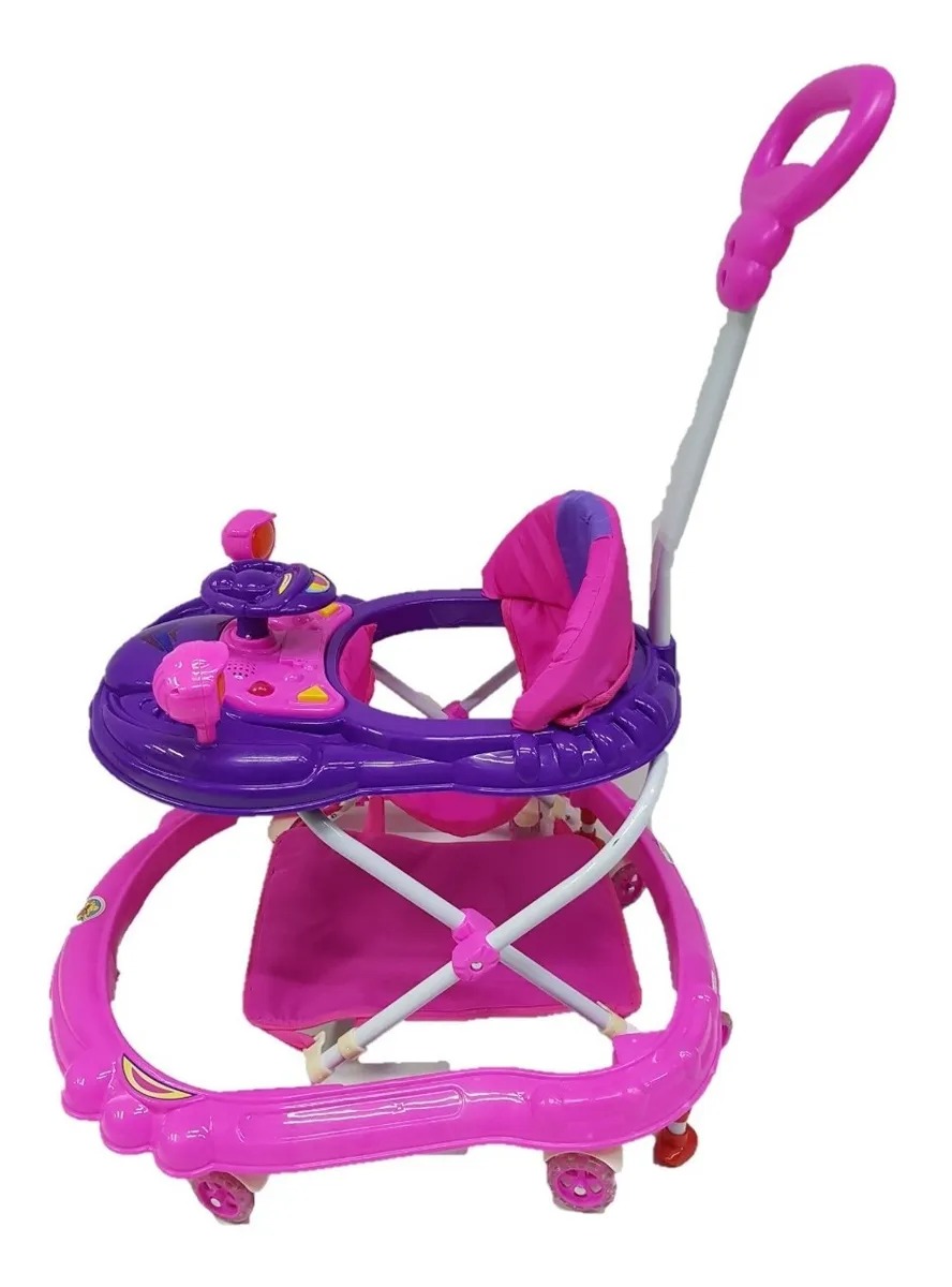 Caminador 4 En 1 Comedor Bebe Andadera Didactico Sin Mecedora Niña - Imagen 2