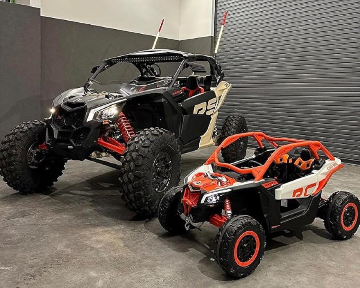 Carro Campero Electrico 24 Voltios CAN-AM MAVERICK ORIGINAL AZUL - Imagen 11