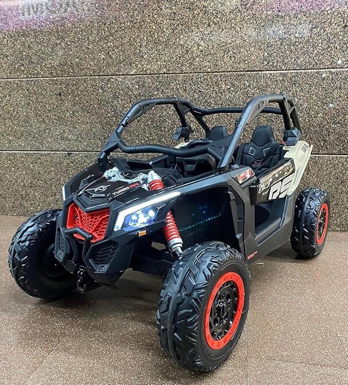 Carro Campero Electrico 24 Voltios CAN-AM MAVERICK ORIGINAL CAFÉ CON NEGRO - Imagen 3